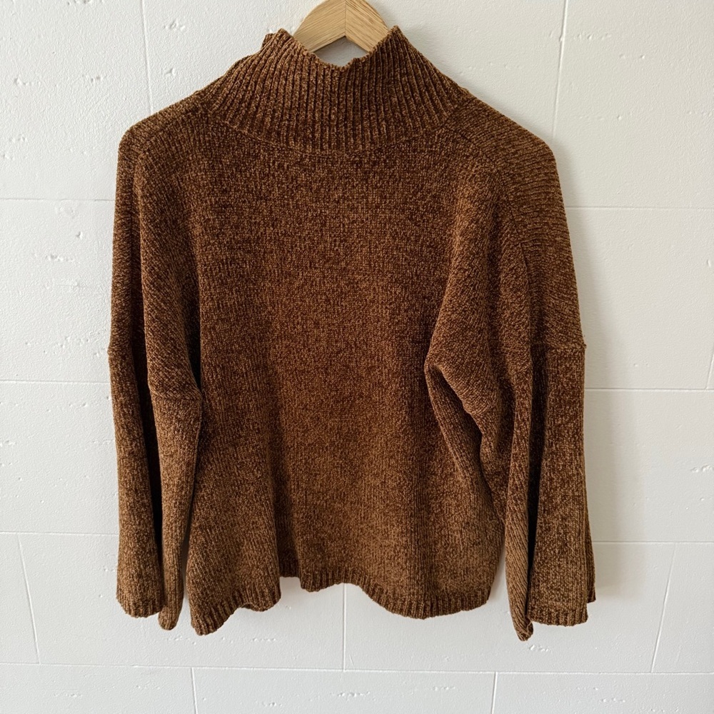Contemporaine Simons | Chenille Turtleneck Sweater | Cozy Soft Knit | Size Small - Picture 6 of 6